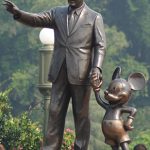 Walt Disney and Mickey Mouse Partners statue at Disney World by Jeff Christiansen